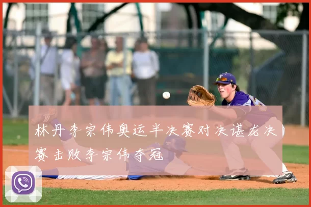 林丹李宗伟奥运半决赛对决谌龙决赛击败李宗伟夺冠